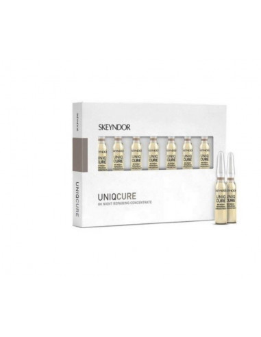 Skeyndor Uniqcure 8H Night Repairing - ampułki regenerujące - 7x2ml