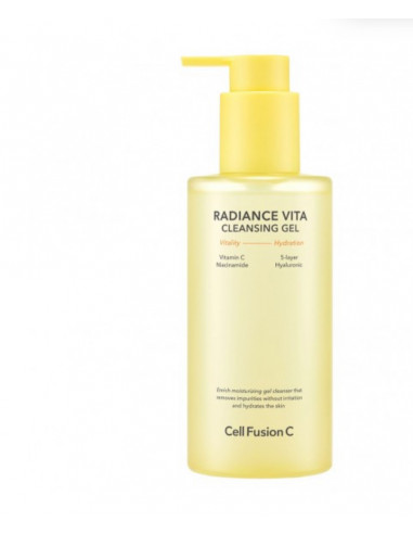 Cell Fusion C Radiance Vita Cleansing Gel żel do mycia twarzy z witaminą C + B3 i ektoiną 200ml