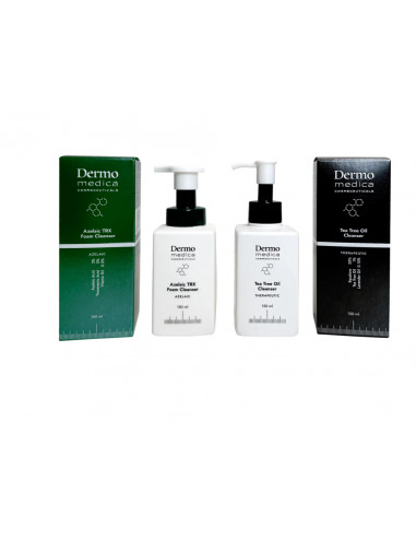 Dermomedica Zestaw Tea Tree Oil Cleanser 150ml + Azelaic Cleanser 150ml