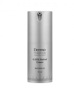 Dermomedica 0.05% Retinal Cream 15ml Krem z retinalem bakuchiolem i niacynamidem