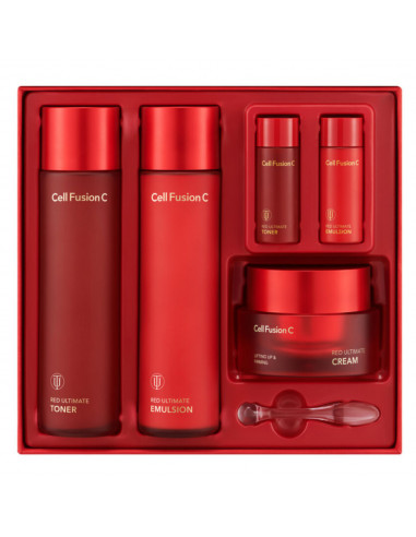 Cell Fusion C Red Ultimate Set Zestaw ujędrniający dla cery pozbawionej gęstości